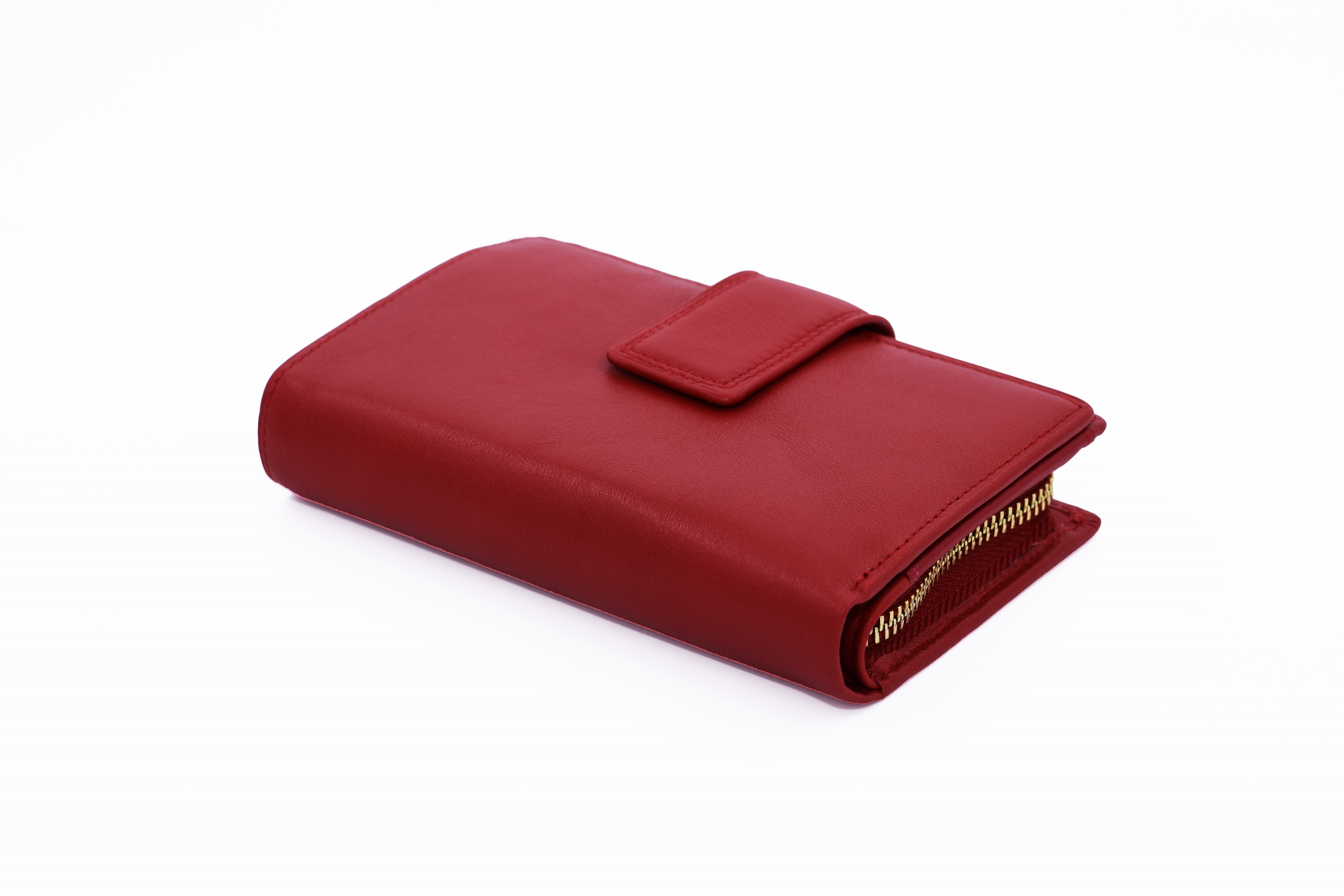 Dámská kožená peněženka na výšku Červená, 10 x 0 x 15 (SB00-HE972-00KUZ)