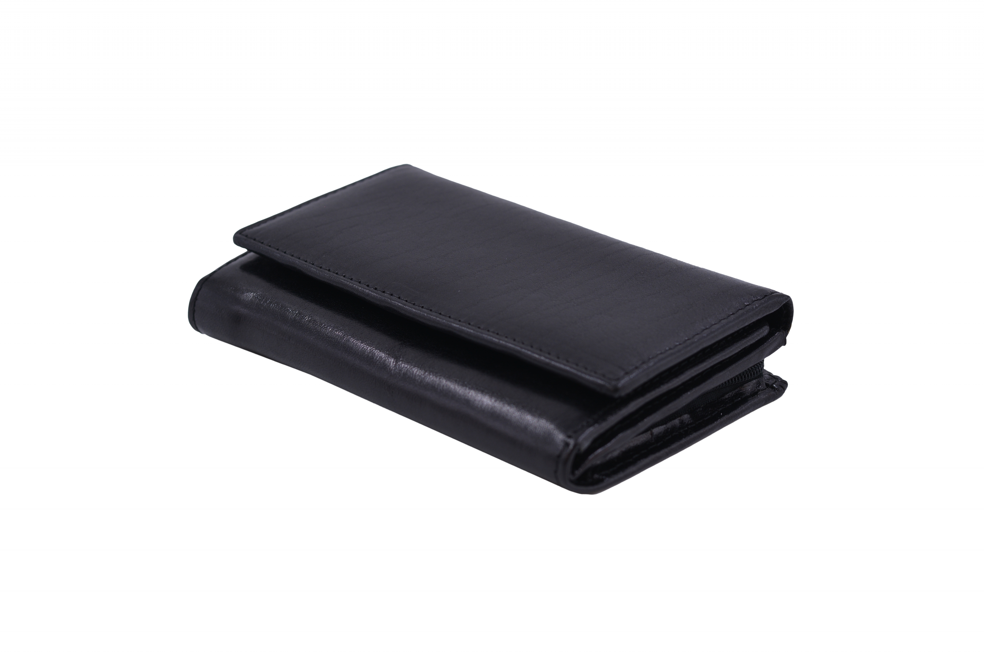 Dámská kožená peněženka na výšku Černá, 4 x 15 x 10 (XSB00-SP907-09KUZ)