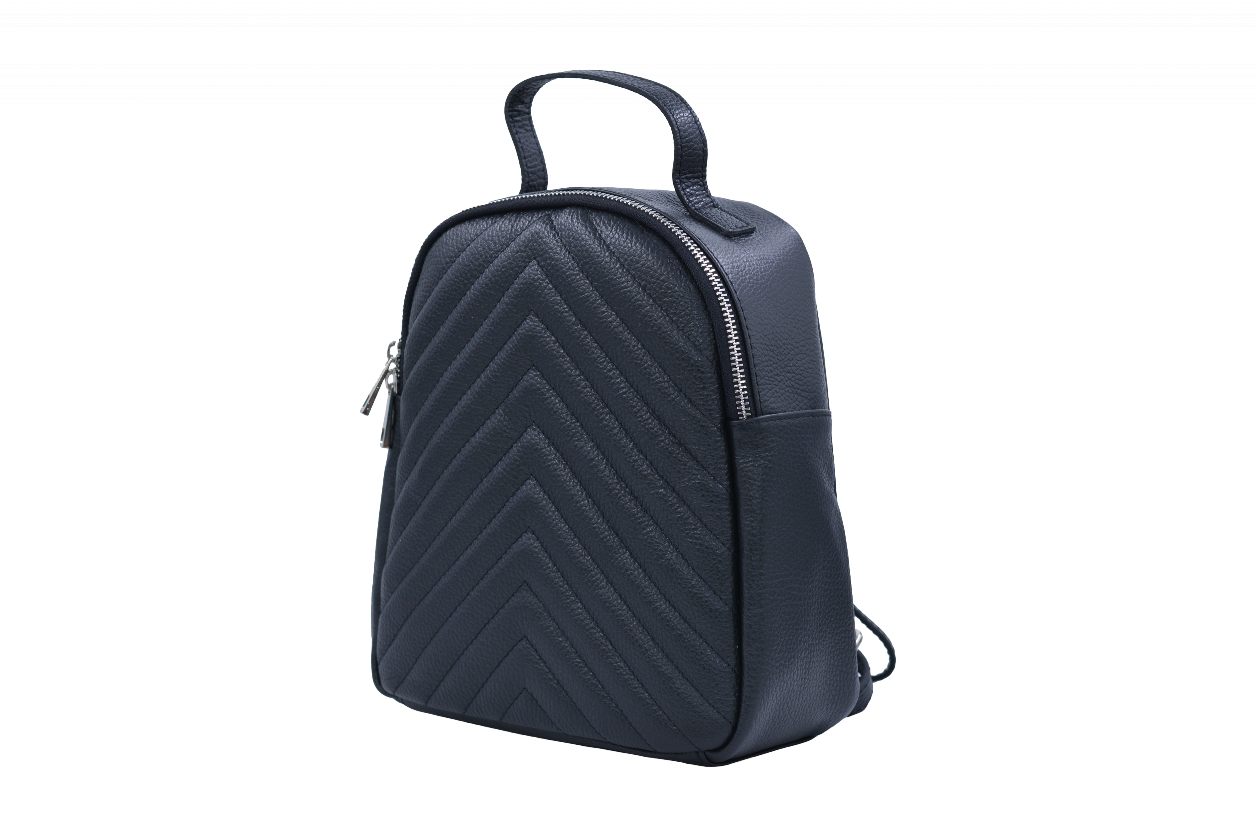 Dámská kožený batoh Černý, 10 x 23 x 27 (XT00-M4105-09DOL)