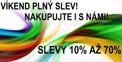 Vkend pln slev - s nmi SLEVY 10% - 70%!
