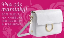 Pro vás maminky máme speciální akční 30% slevu na kabelky, crossbody a psaníčka! Pro vás maminky máme speciální akční 30% slevu na kabelky, crossbody a psaníčka!