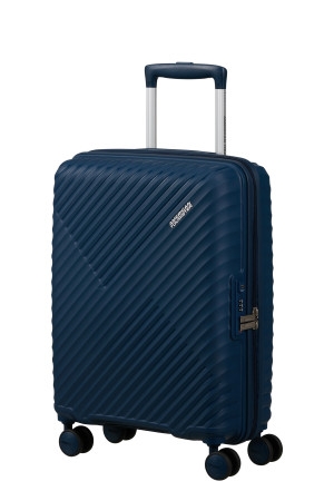 Levně AT Kufr Diablast Spinner 55/20 Cabin Darkwave Blue, 40 x 20 x 55 (159573/A992)
