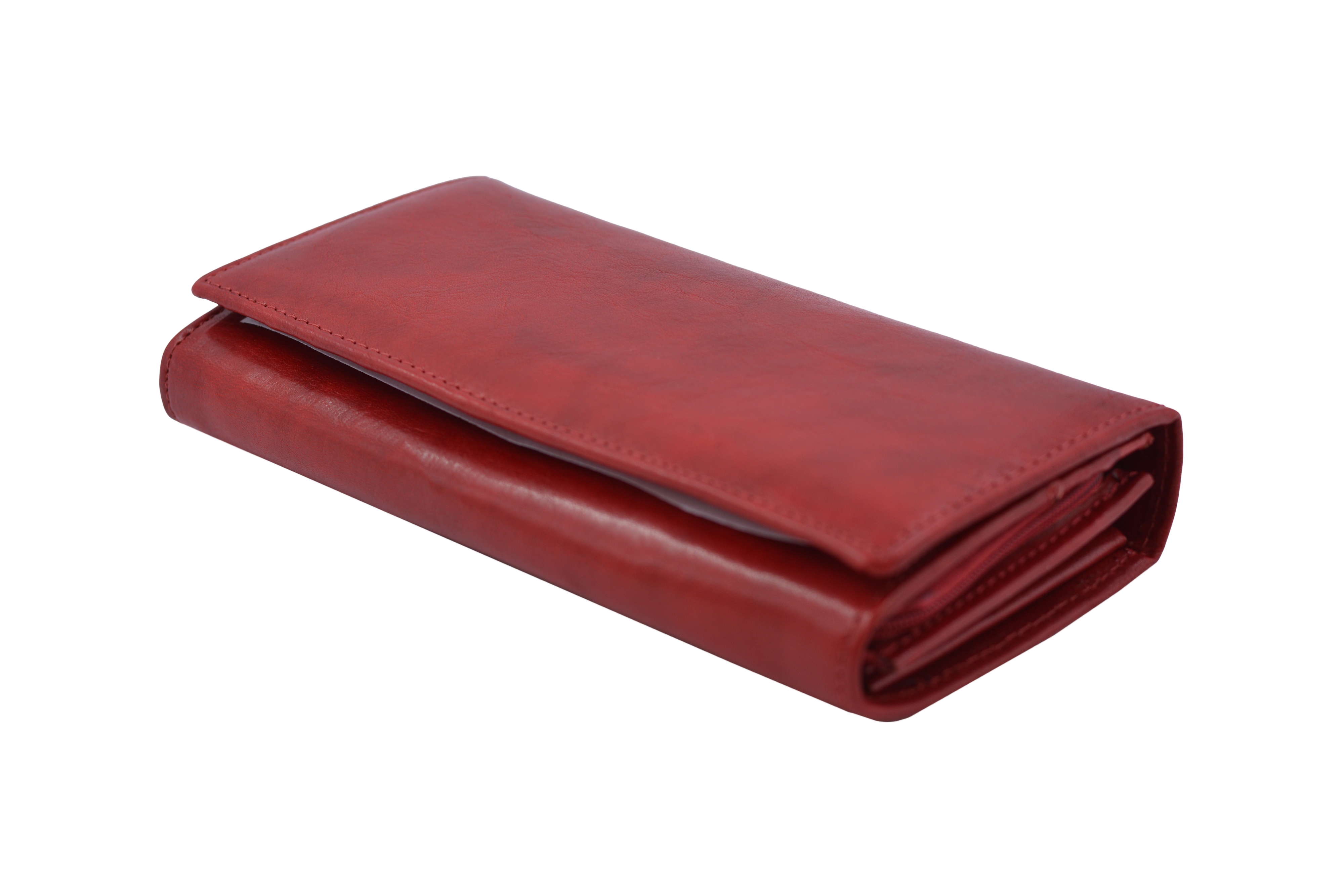 Levně Dámská kožená peněženka na šířku Červená, 4 x 19 x 10 (XSB00-SP911-00KUZ)