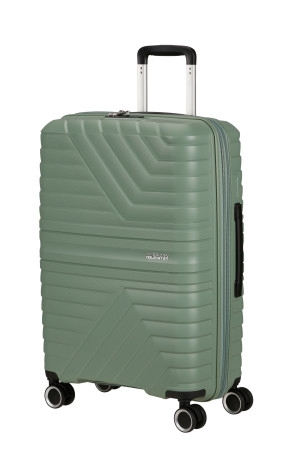 Levně AT Kufr Flytwist Spinner 67/26 Expander Botanic Green, 45 x 26 x 67 (155266/1128)