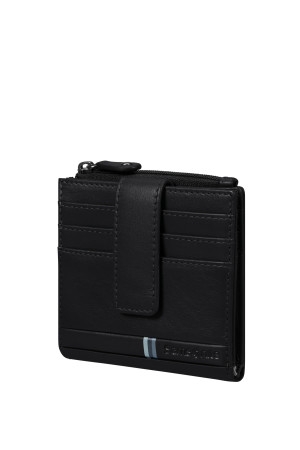 Levně SAMSONITE Pánská peněženka Flagged SLG Black, 10 x 1 x 9 (144468/1041)