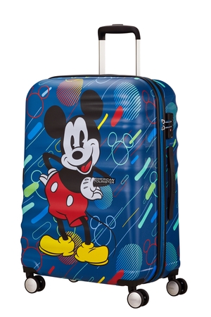 Levně AT Dětský kufr Wavebreaker Disney Spinner 67/26 Mickey Future Pop, 47 x 26 x 67 (85670/9845)