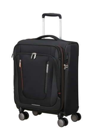 Levně AT Kufr Wanderlite Spinner 55/20 Cabin Expander Shadow Black, 40 x 23 x 55 (158076/0614)