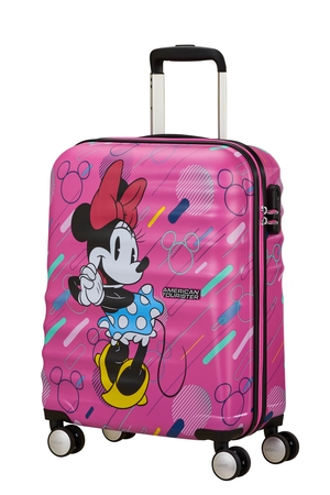 Levně AT Dětský kufr Wavebreaker Disney Spinner 55/20 Cabin Minnie Future Pop, 40 x 20 x 55 (85667/9846)