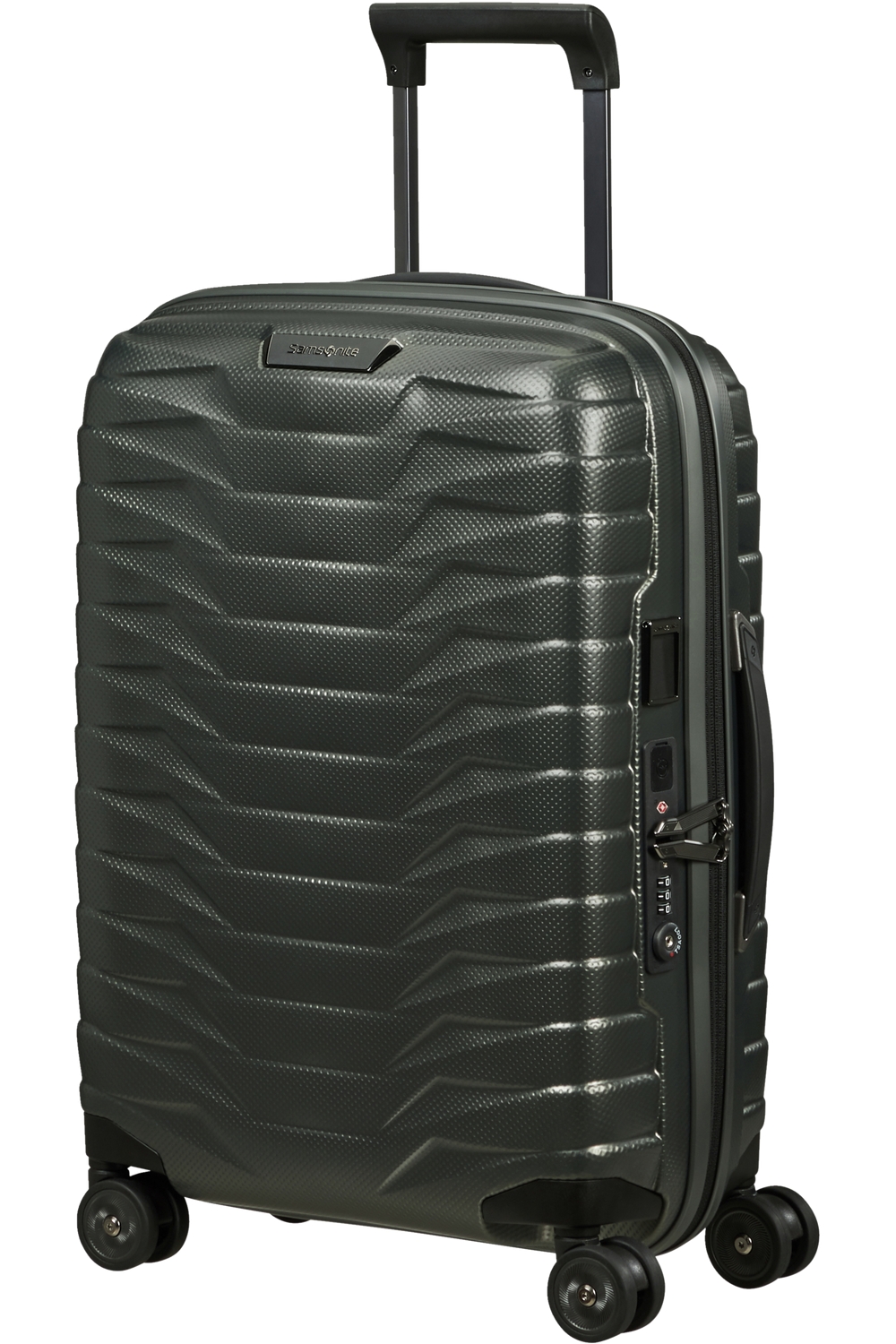 SAMSONITE Kufr Proxis Spinner Expander USB 55/20 Cabin Matt Climbing Ivy, 55 x 20 x 40 (126035/9781)