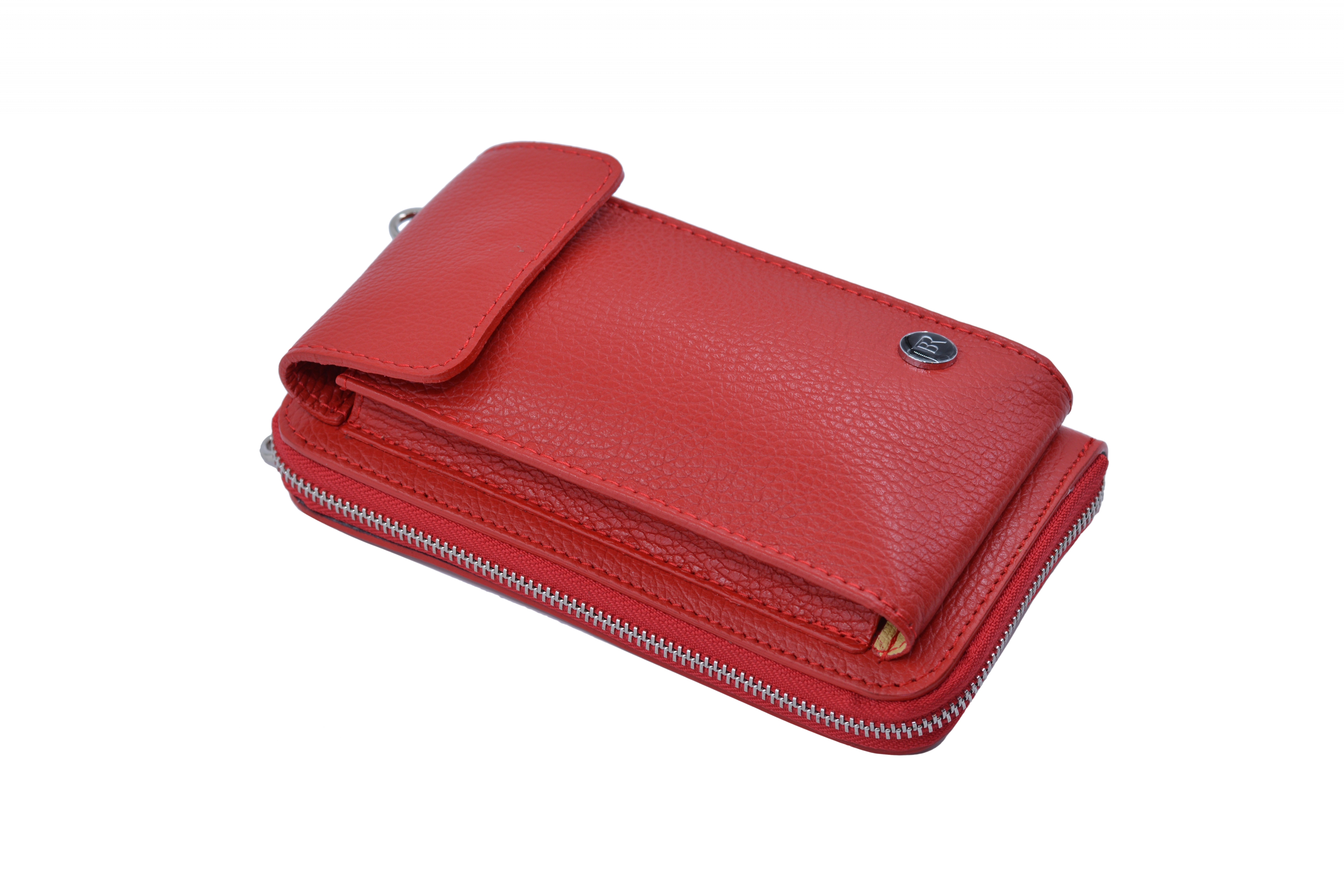 Levně BRIGHT Dámská crossbody kapsa/peněženka Červená, 11 x 5 x 21 (XBR23-SA4135-00DOL)