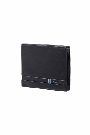SAMSONITE Pánská peněženka Flagged SLG Black, 12 x 2 x 10 (139943/1041)