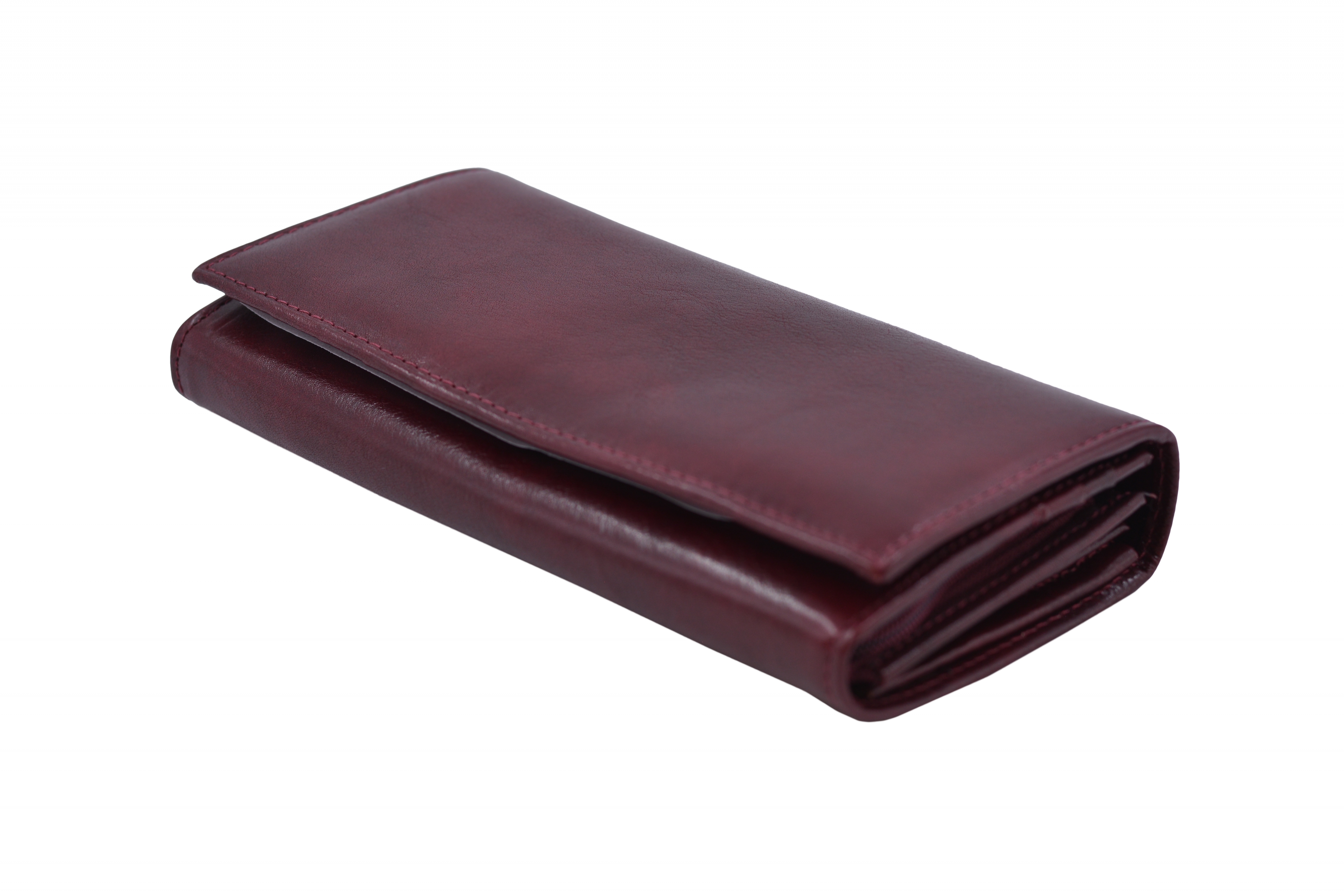 Dámská kožená peněženka na šířku Bordo, 4 x 19 x 10 (XSB00-SP911-10KUZ)