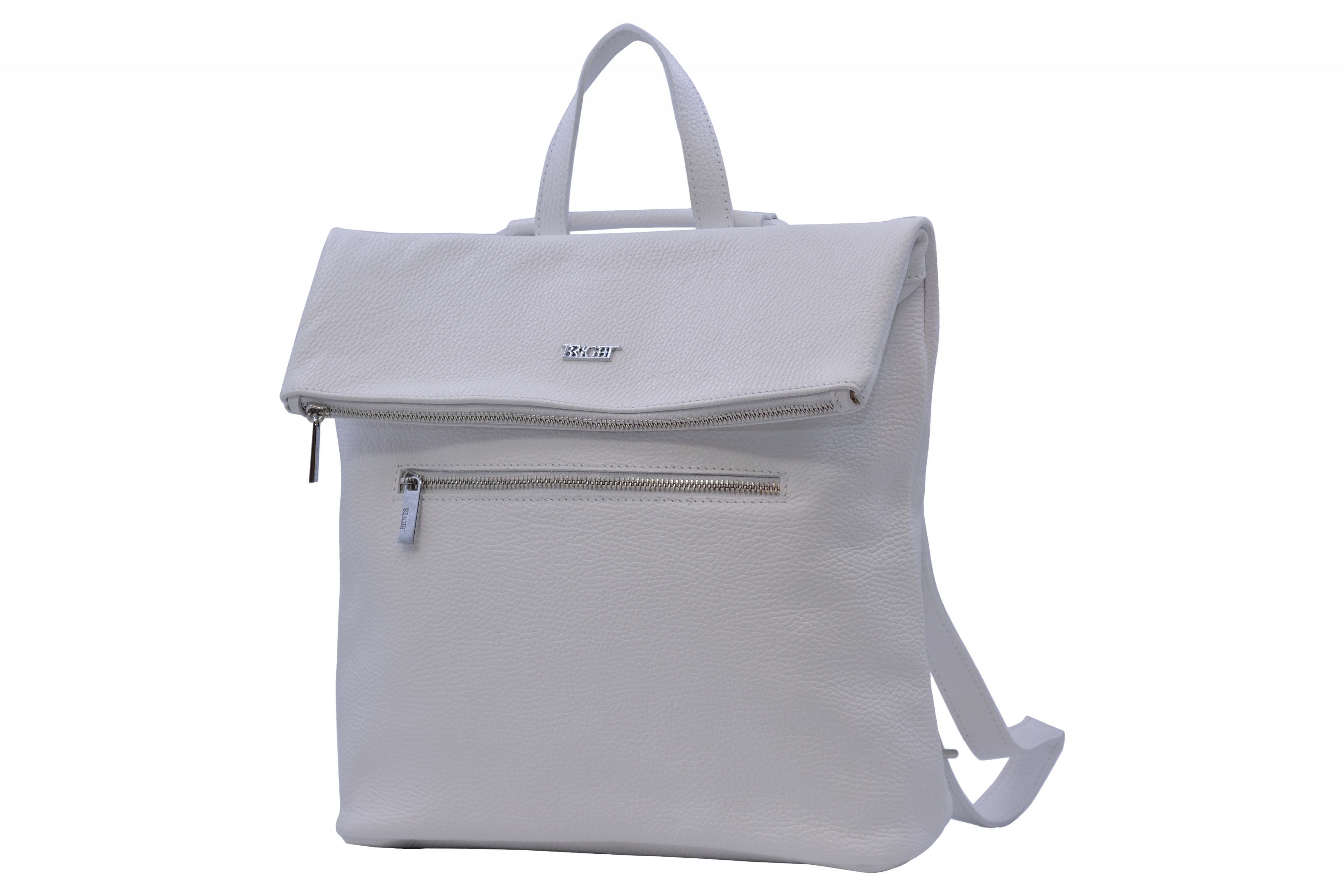 BRIGHT Dámský kabelko-batoh Bílý, 32 x 15 x 38 (BR21-ASB4081-15DOL)