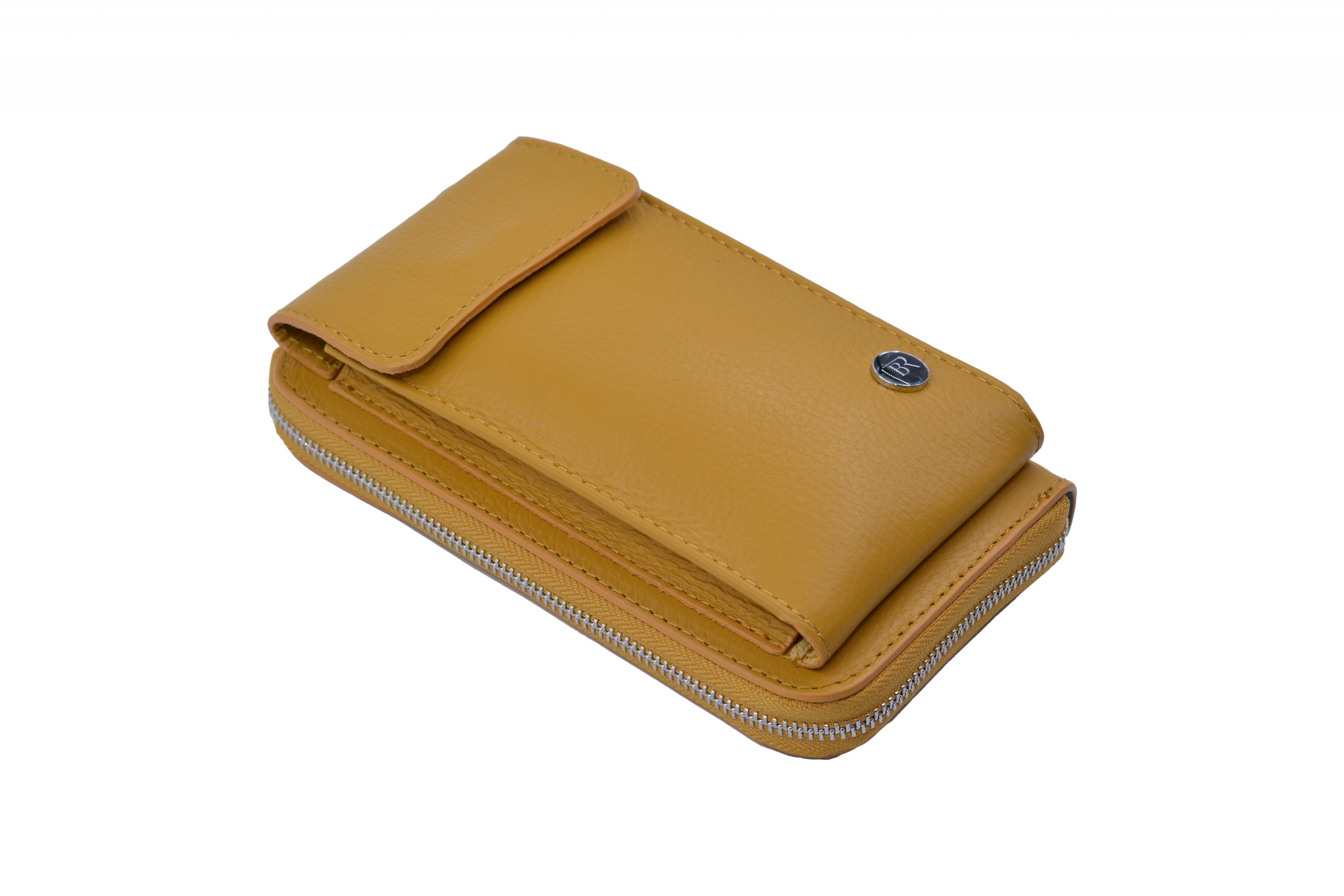 Levně BRIGHT Dámská crossbody kapsa/peněženka Tmavě Žlutá, 11 x 5 x 21 (XBR23-SA4135-16DOL)