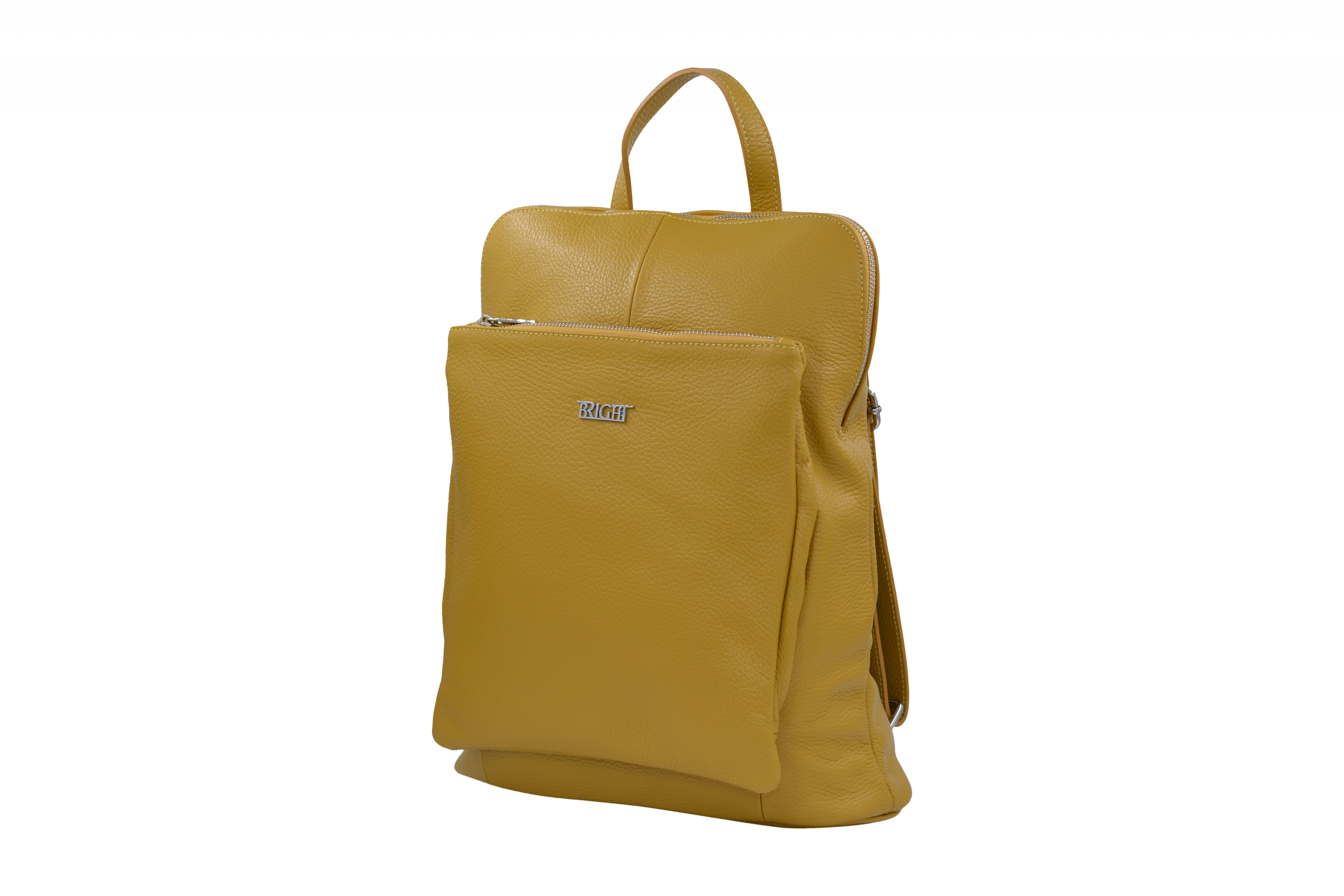 BRIGHT Dámský kabelko-batoh Tmavě Žlutý, 16 x 28 x 37 (XBR22-ASR4095-16DOL)