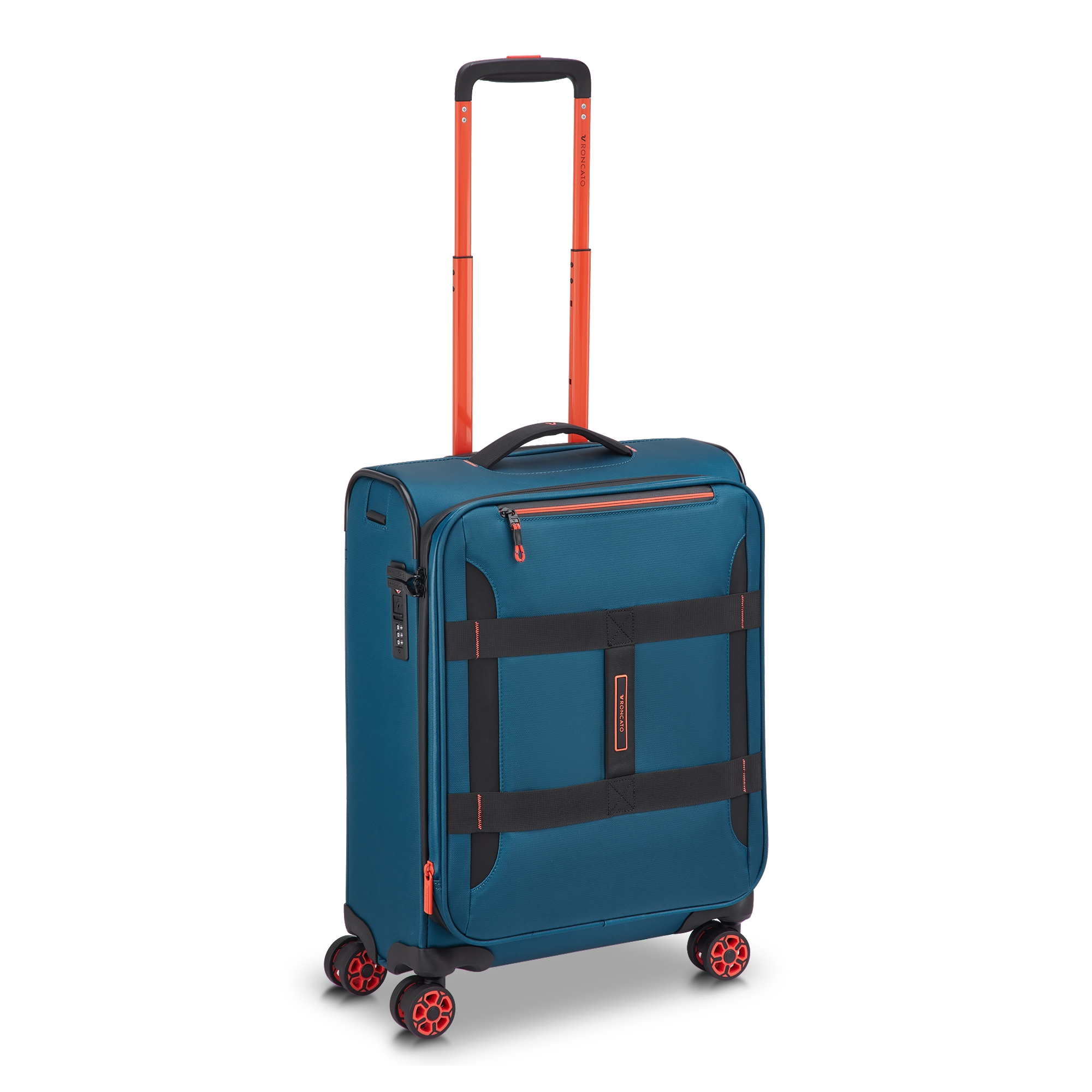 Levně RONCATO Kufr Norway Spinner 55/20 Expander Cabin Modrý, 40 x 20 x 55 (41421358)
