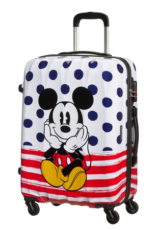 AT Kufr dětský Legends Disney Spinner 65/27 Mickey Blue Dots, 47 x 27 x 65 (64479/9072)