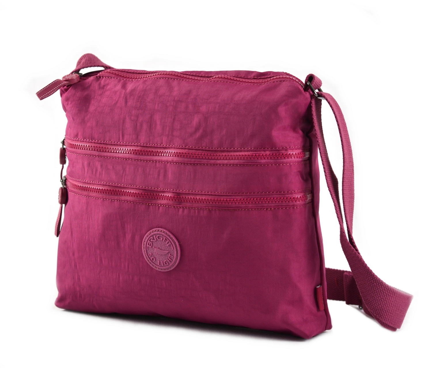 BRIGHT Crossbody kapsa A4 Bright so light Fuxiová, 32 x 6 x 33 (BR18-TKK957-40TX)