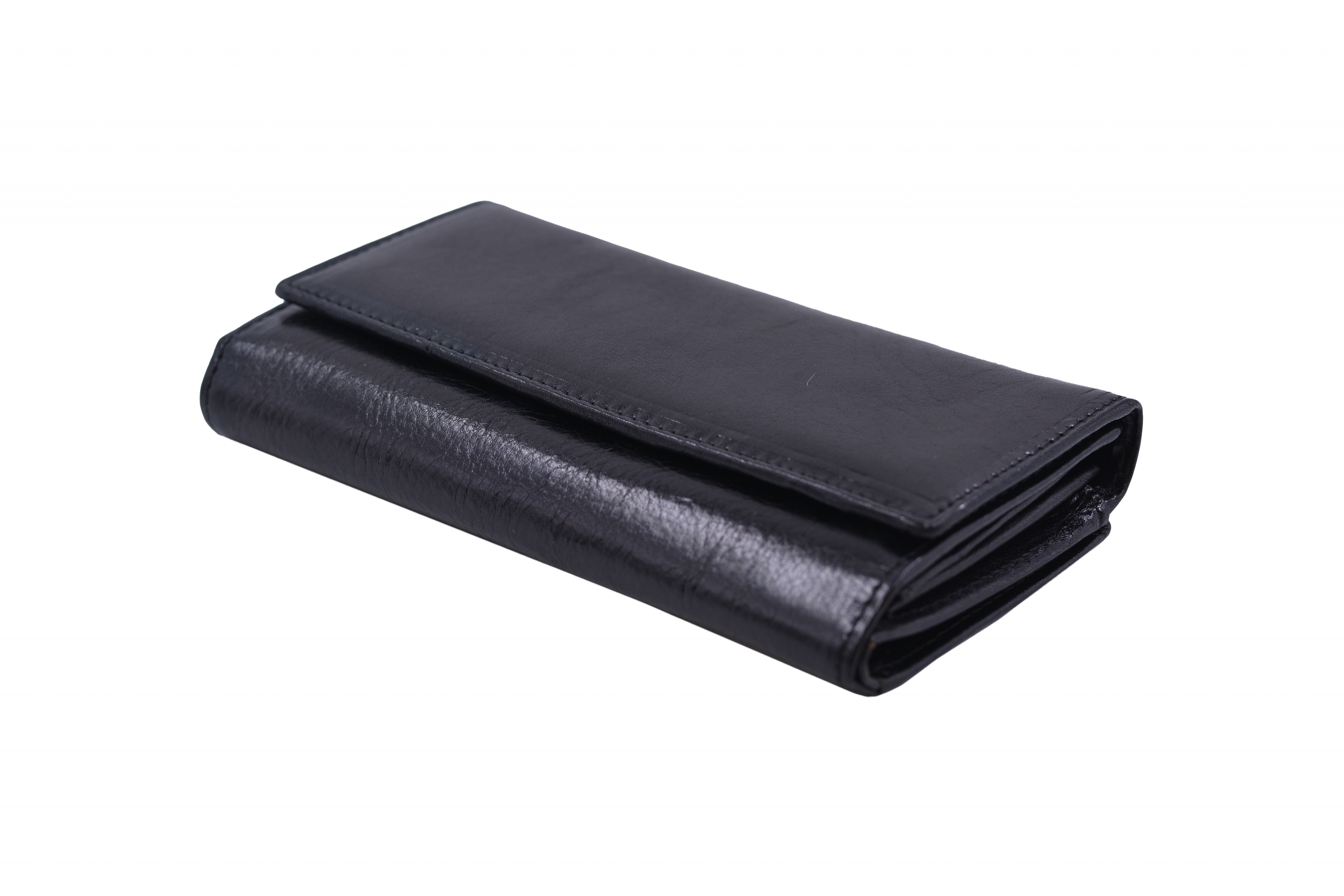 Levně Dámská kožená peněženka na šířku Černá, 3 x 18 x 10 (XSB00-SP901-09KUZ)