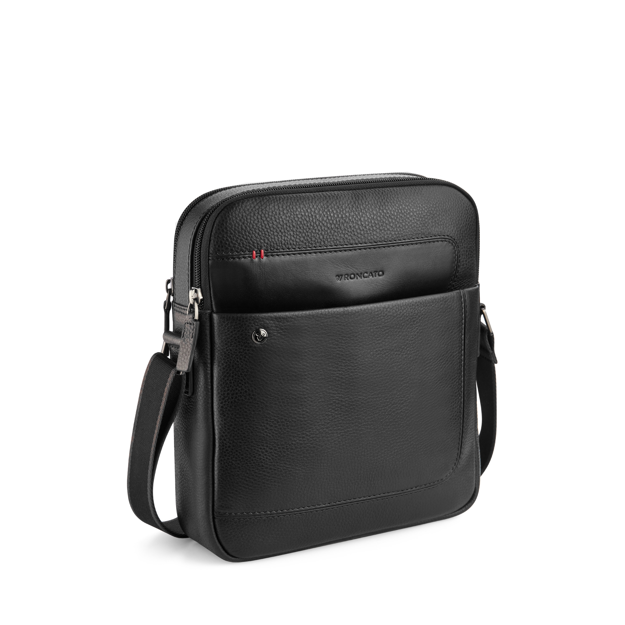 Levně RONCATO Crossbody kapsa Alaska Černá, 23 x 6 x 27 (41242501)