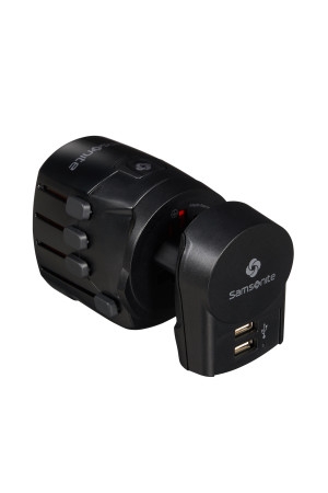 Levně SAMSONITE Cestovní adaptér Black, 7 x 11 x 6 (149298/1041)
