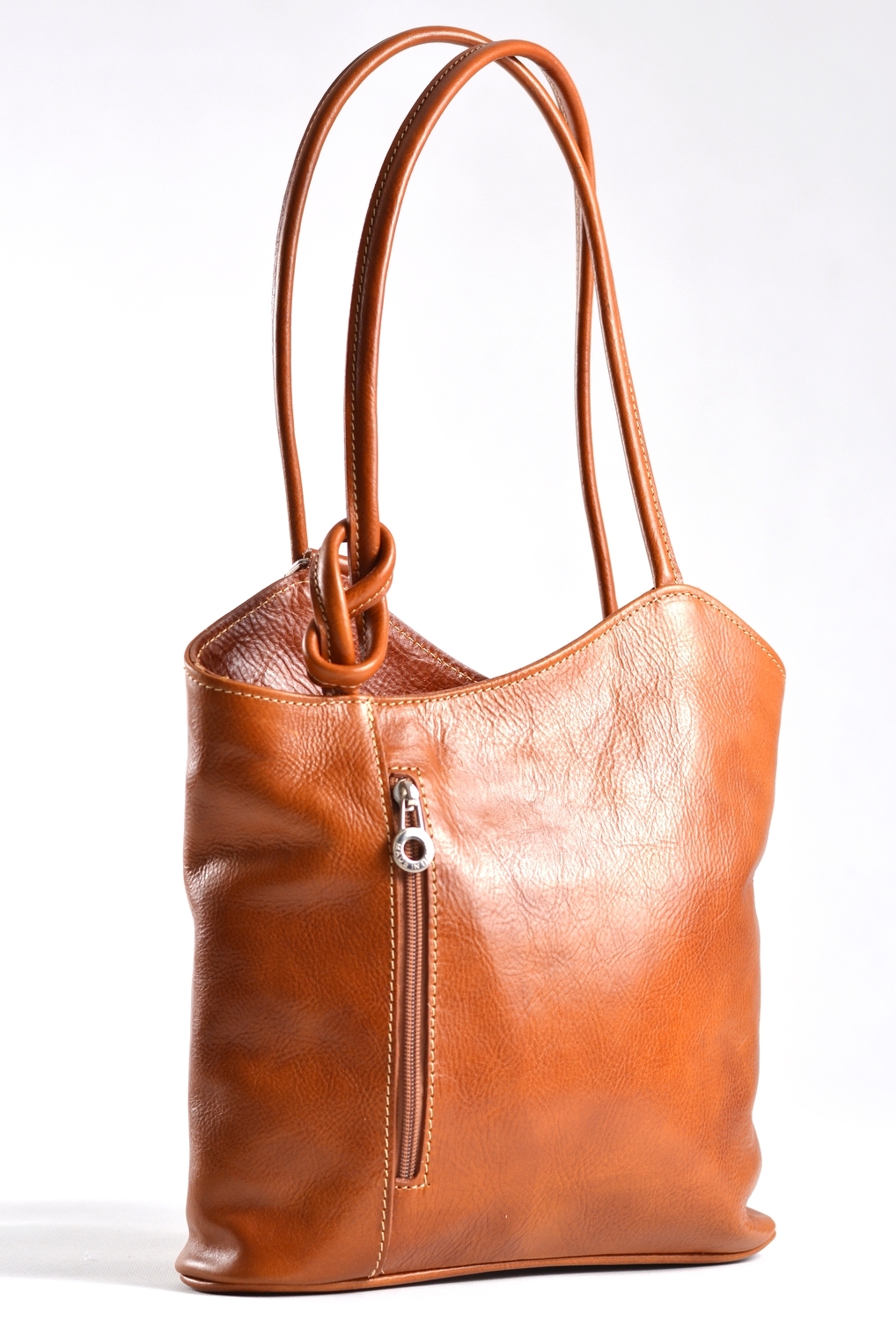 Dámský kožený kabelko-batoh Rezavý, 30 x 10 x 28 (XT00-CR6545-13TAM)