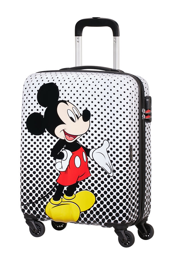 AT Kufr dětský Legends Disney Spinner 55/20 Cabin Mickey Mouse Polka Dot, 40 x 20 x 55 (92699/7483)