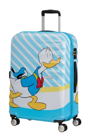 AT Dětský kufr Wavebreaker Disney Spinner 67/26 Donald Blue Kiss, 47 x 26 x 67 (85670/8661)