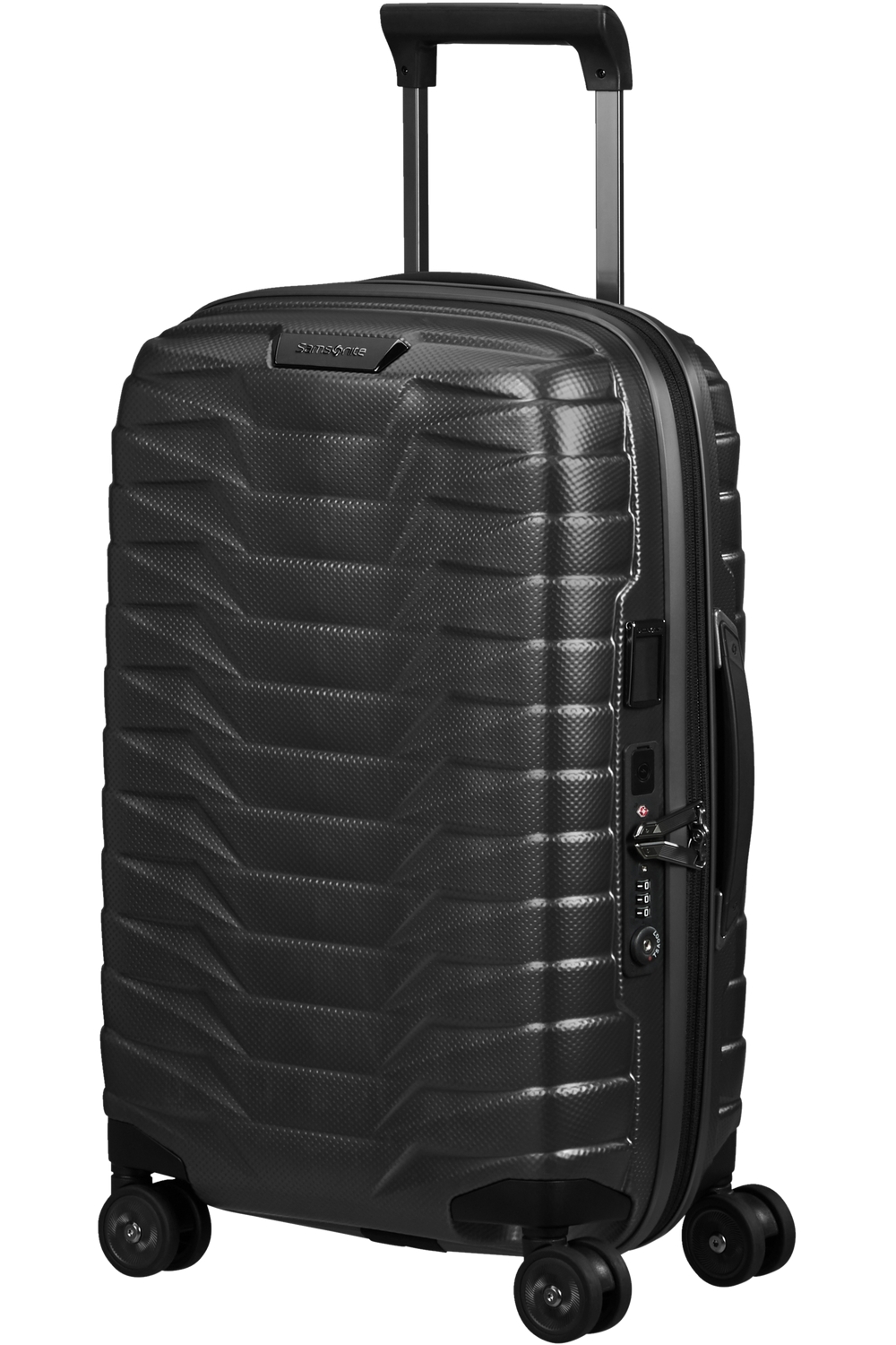 SAMSONITE Kufr Proxis Spinner Expander USB 55/20/35 Cabin Matt Graphite, 55 x 20 x 35 (140087/4804)