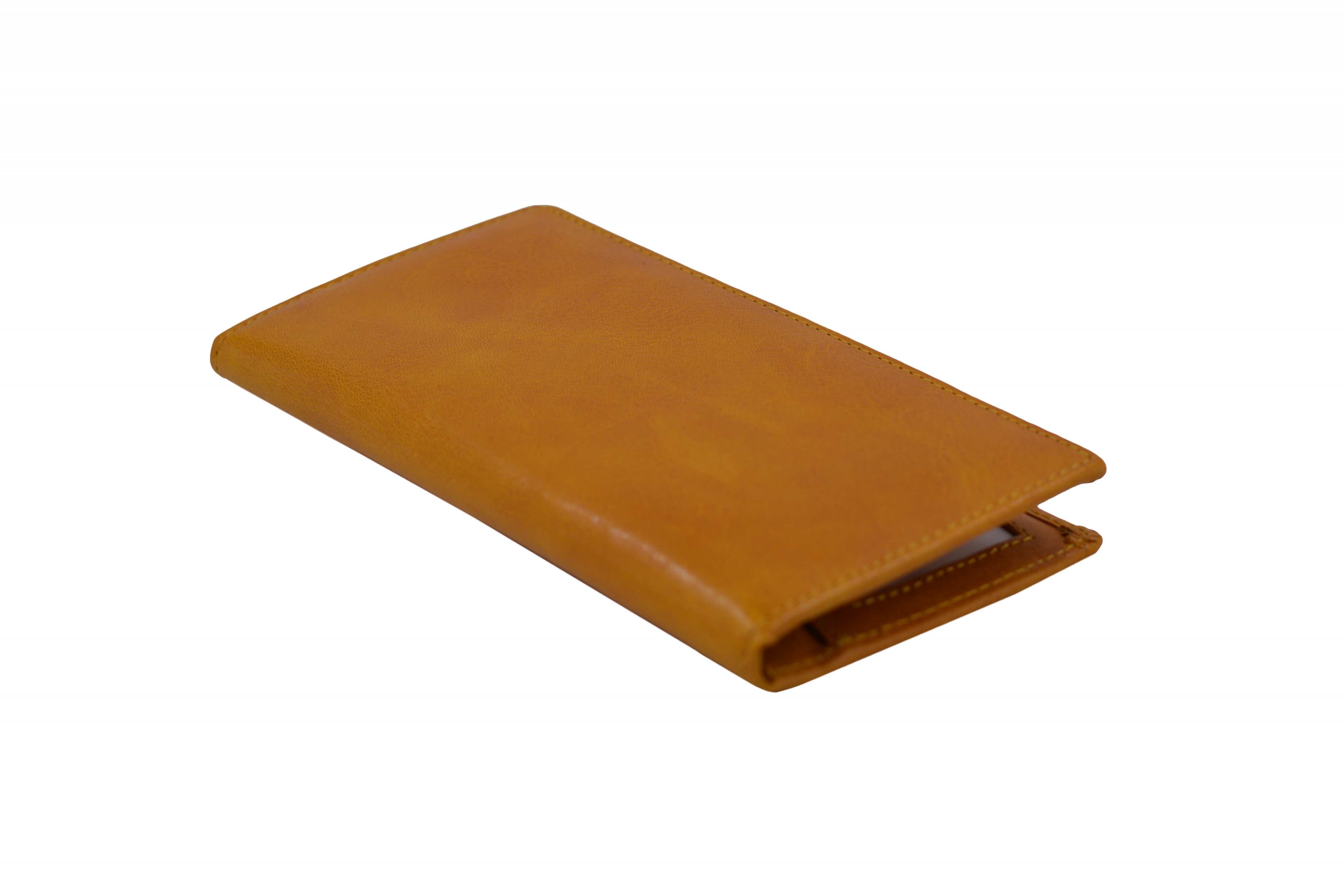 Dámská kožená peněženka na výšku Tmavě Žlutá, 2 x 18 x 9 (XSB00-SP941-16KUZ)