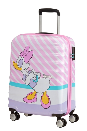 Levně AT Dětský kufr Wavebreaker Disney Spinner 55/20 Cabin Daisy Pink Kiss, 40 x 20 x 55 (85667/8660)