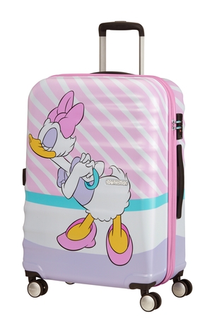 Levně AT Dětský kufr Wavebreaker Disney Spinner 67/26 Daisy Pink Kiss, 47 x 26 x 67 (85670/8660)