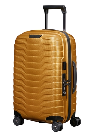 SAMSONITE Kufr Proxis Spinner Expander USB 55/20/35 Cabin Honey Gold, 55 x 20 x 35 (140087/6856)