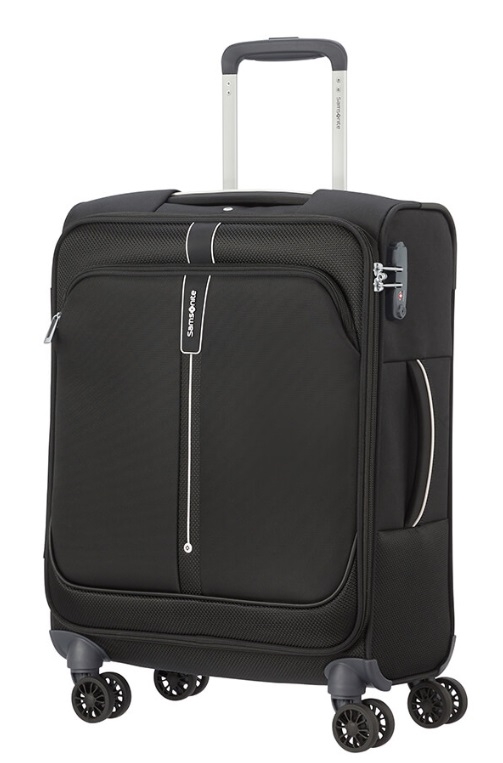 Samsonite Kufr na palubu Popsoda Spinner 55/20/40 Cabin Black, 40 x 20 x 55 (123537/1041)