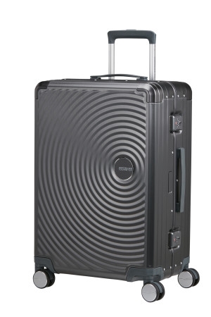 Levně AT Kufr Soundbox Alu Spinner 68/29 Brushed Anthracite, 47 x 29 x 68 (155710/2849)
