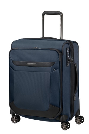 SAMSONITE Kufr PRO-DLX 6 Expander USB 55/20 Cabin Spinner Blue, 40 x 23 x 55 (148135/1090)