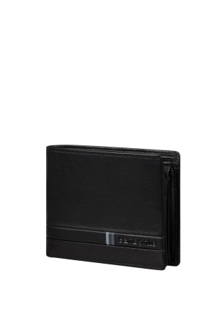 SAMSONITE Pánská peněženka Flagged SLG Black, 11 x 2 x 9 (140977/1041)