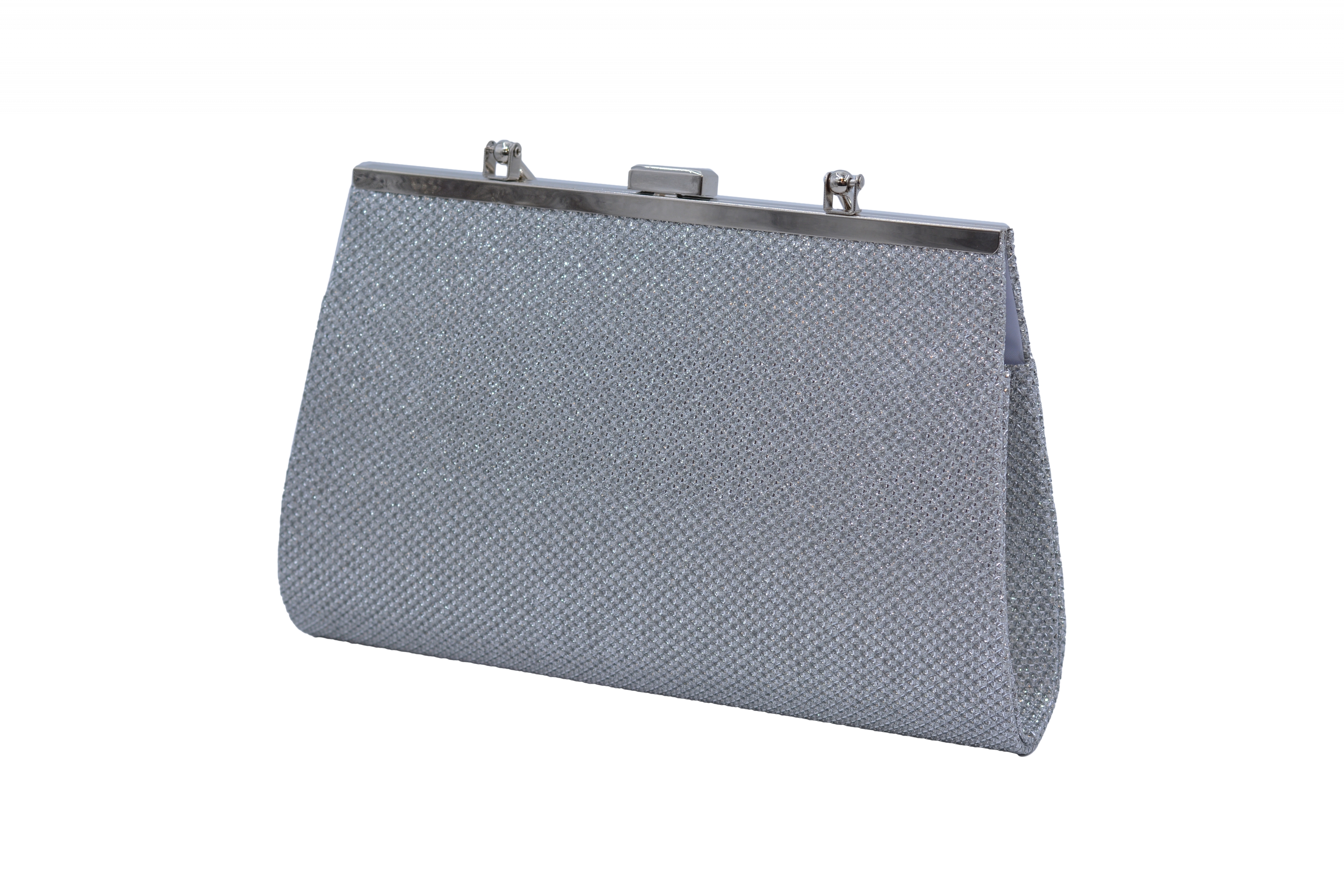 Společenská kabelka Stříbrná, 26 x 5 x 17 (MN00-HL3380-25TX)