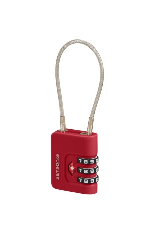 Levně SAMSONITE Cestovní zámek TSA TA Revolution Red (155576/1726)