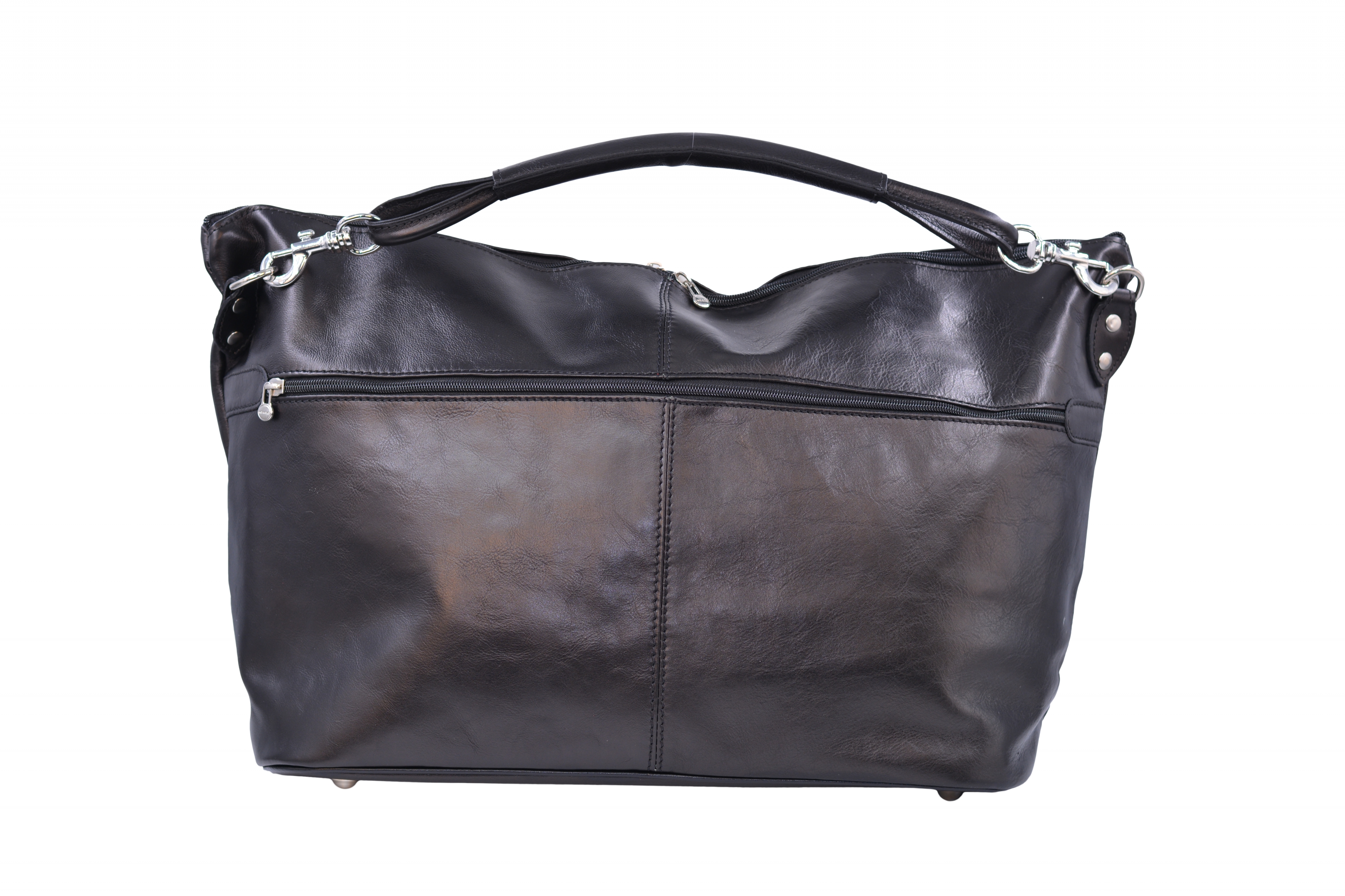 Příruční kožená taška Černá, 57 x 26 x 33 (XT00-V8814-09TAM)