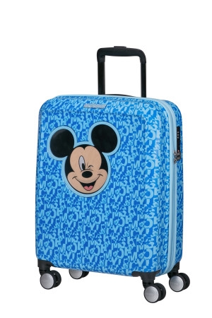 Levně AT Kufr Funlight Disney Spinner 55/20 Cabin Mickey Lenticular Blue, 40 x 20 x 55 (122089/A638)