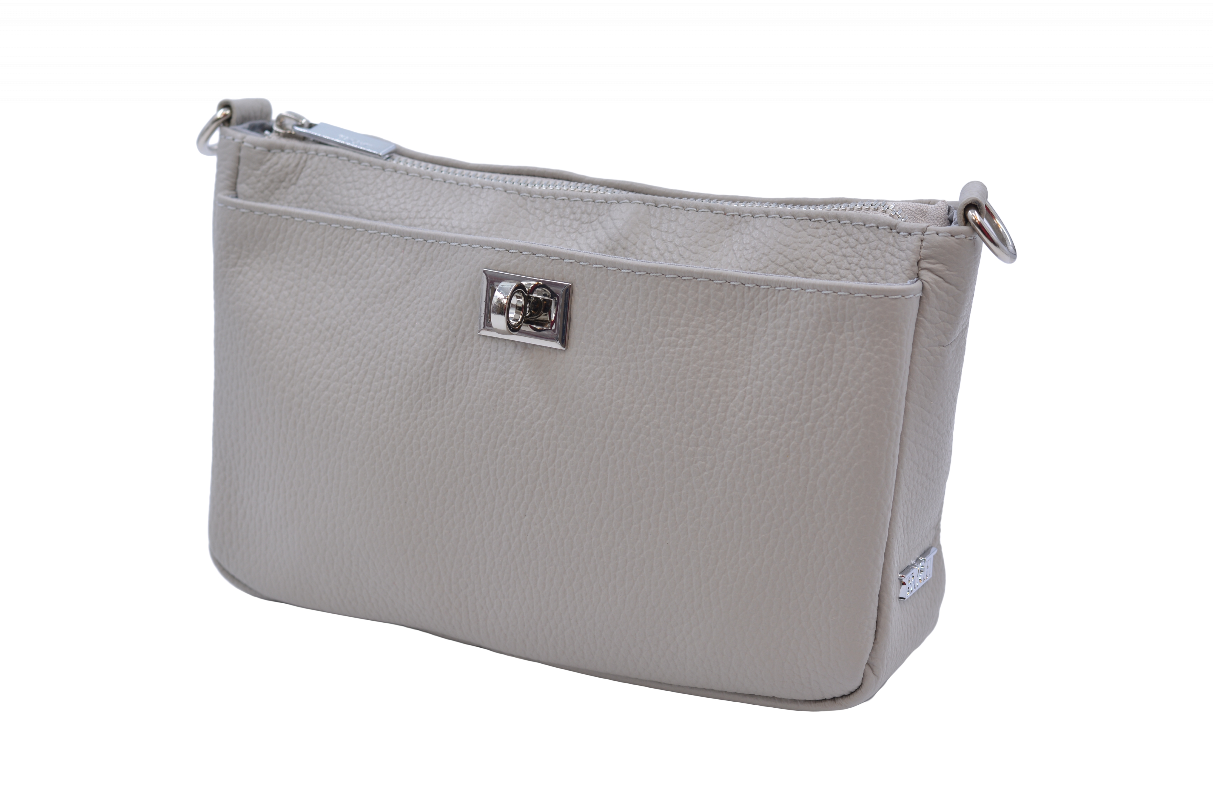 Levně BRIGHT Dámská crossbody kabelka Šedá, 24 x 8 x 15 (XBR25-LE4151-08DOL)