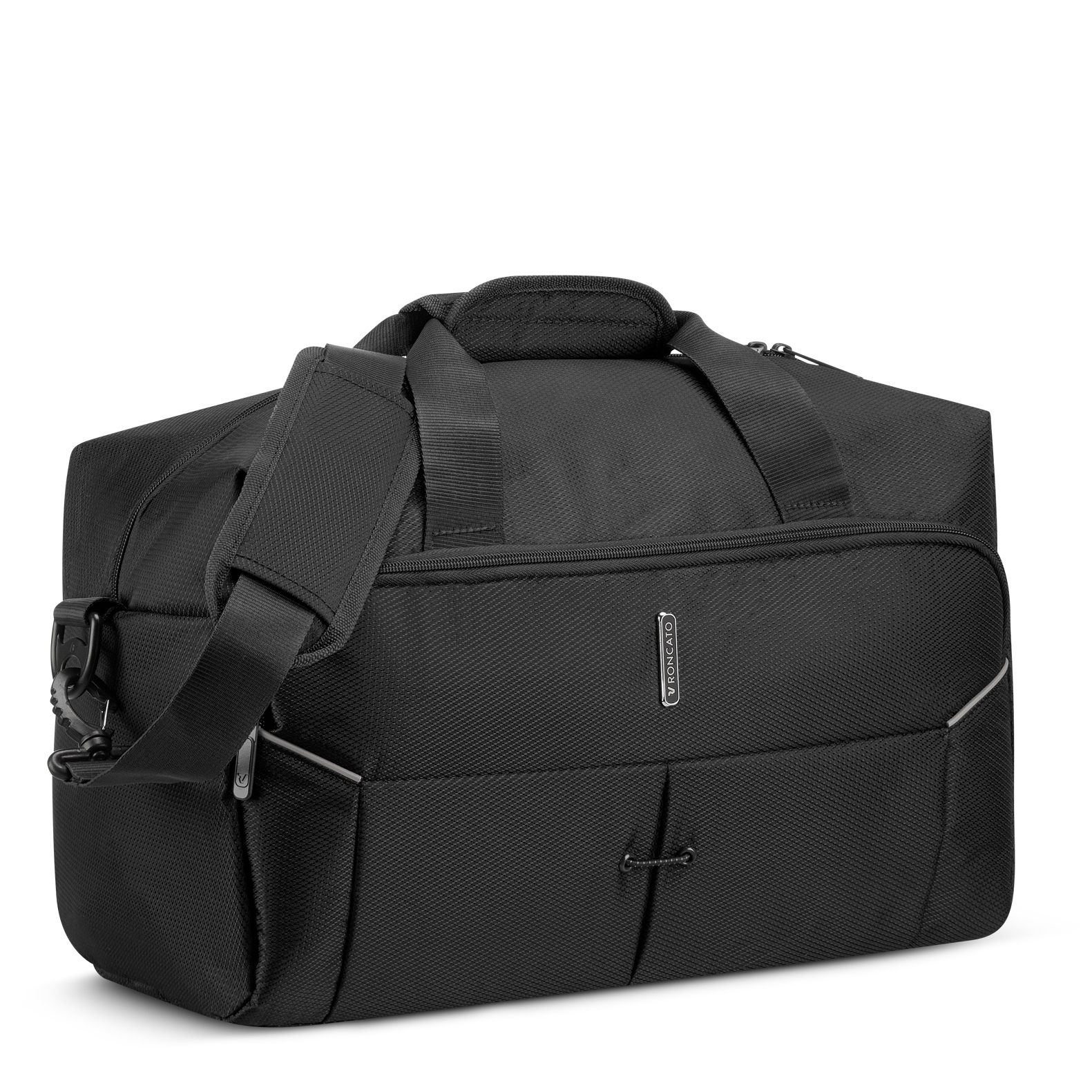 RONCATO Cestovní taška Ironik 2.0 40/20 Černá, 40 x 20 x 25 (RV-41530601)