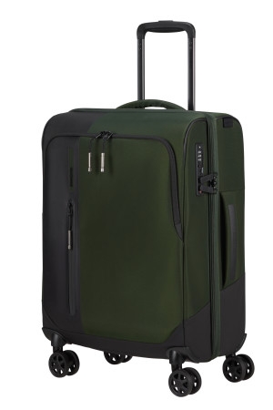 SAMSONITE Kufr Biz2Go Trvl Spinner 55/20 Expander Cabin Earth Green, 40 x 20 x 55 (147609/1316)