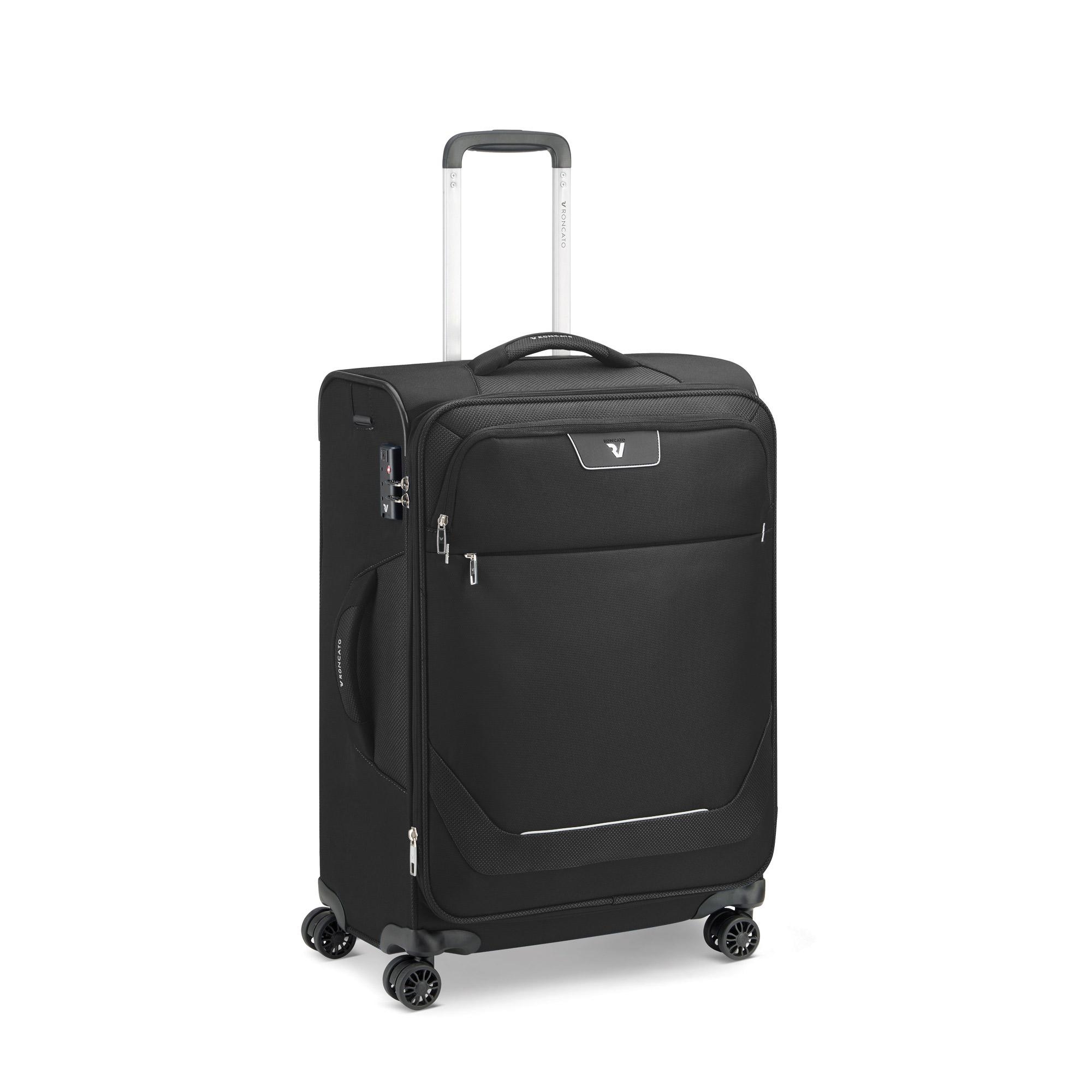 Levně RONCATO Kufr Joy 63/27 Spinner Expander Black, 44 x 27 x 63 (41621201)