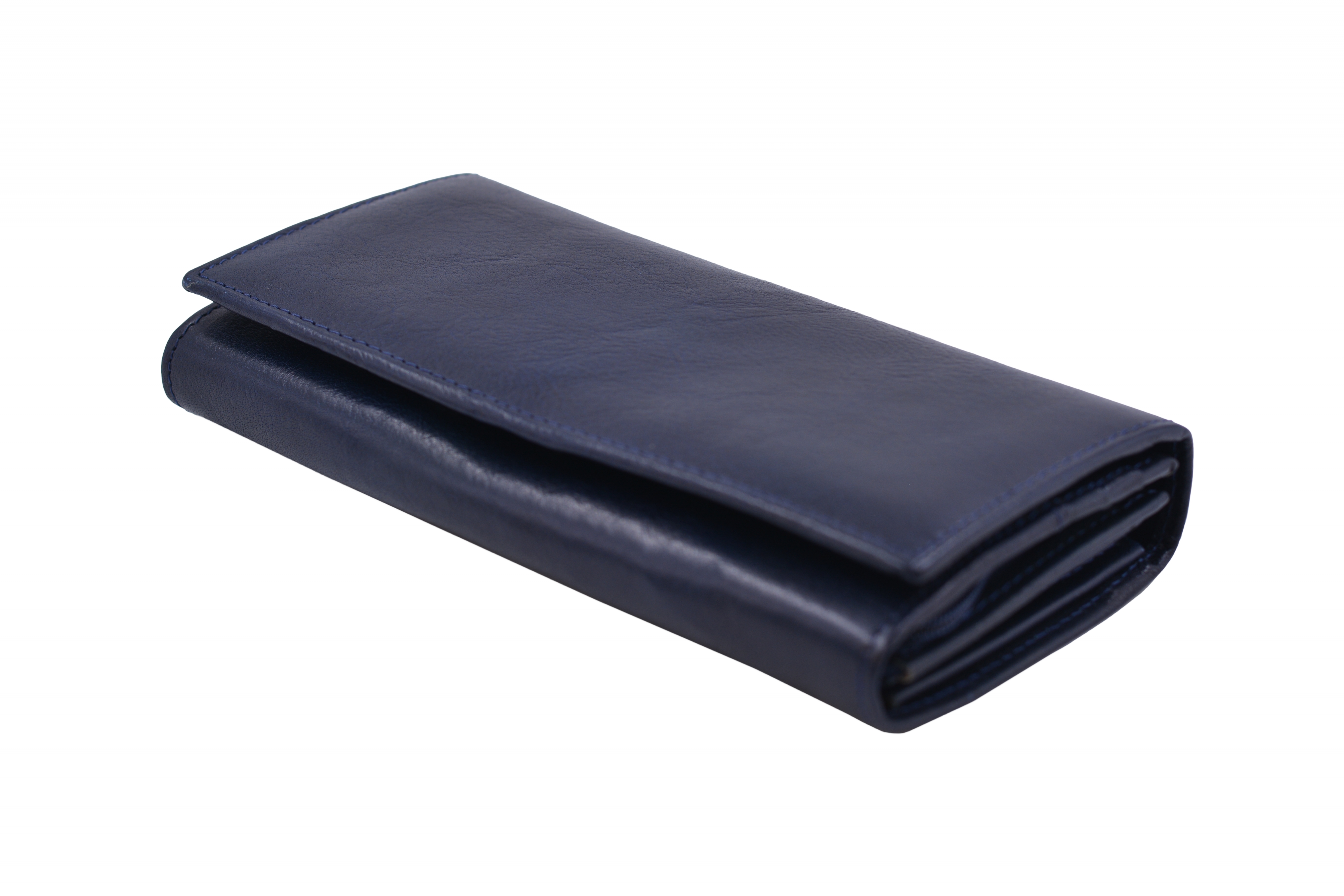 Dámská kožená peněženka na šířku Tmavě Modrá, 4 x 19 x 10 (XSB00-SP911-41KUZ)