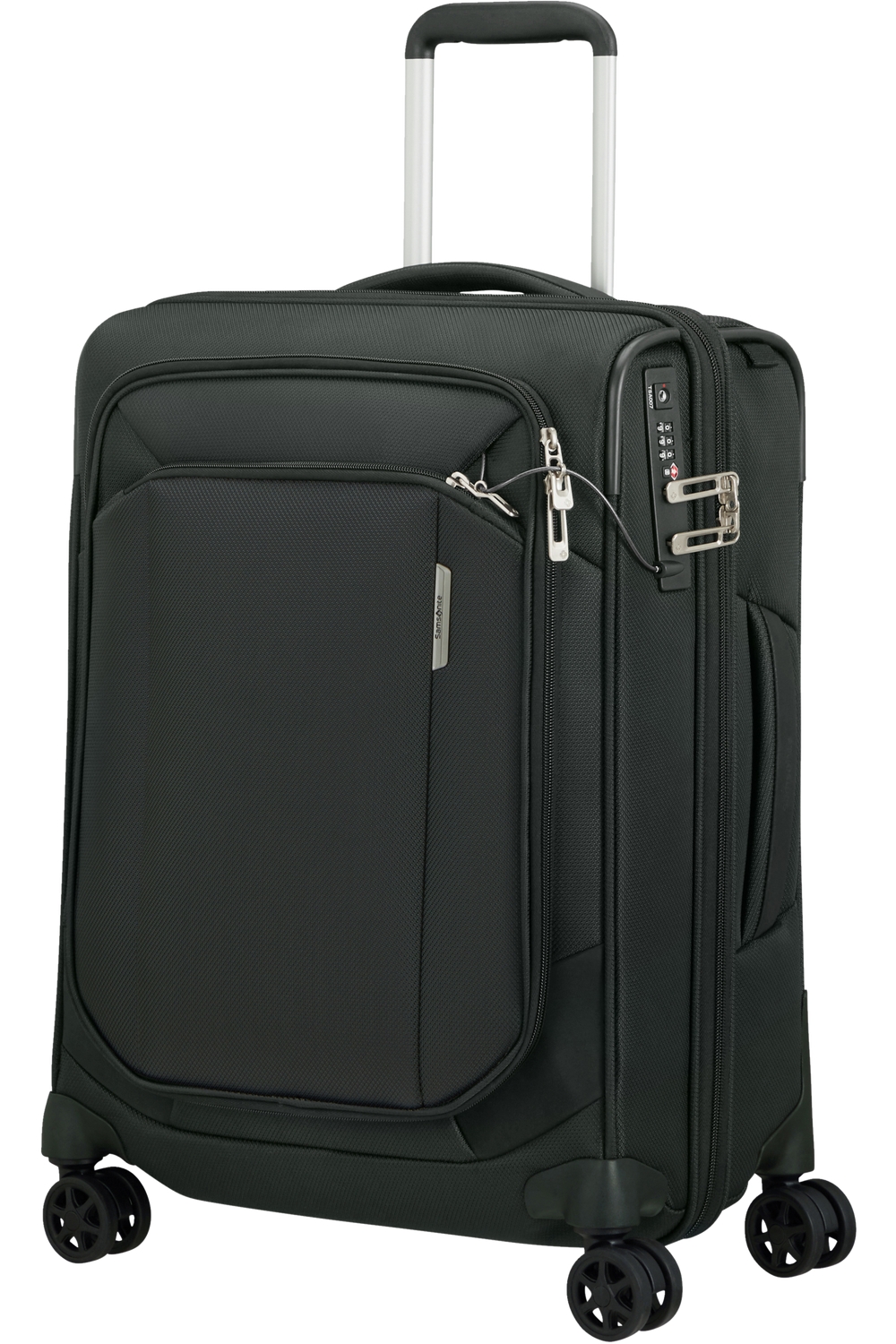 SAMSONITE Kufr Respark Spinner Expander 55/23 Cabin Forest Green, 40 x 23 x 55 (143329/1339)