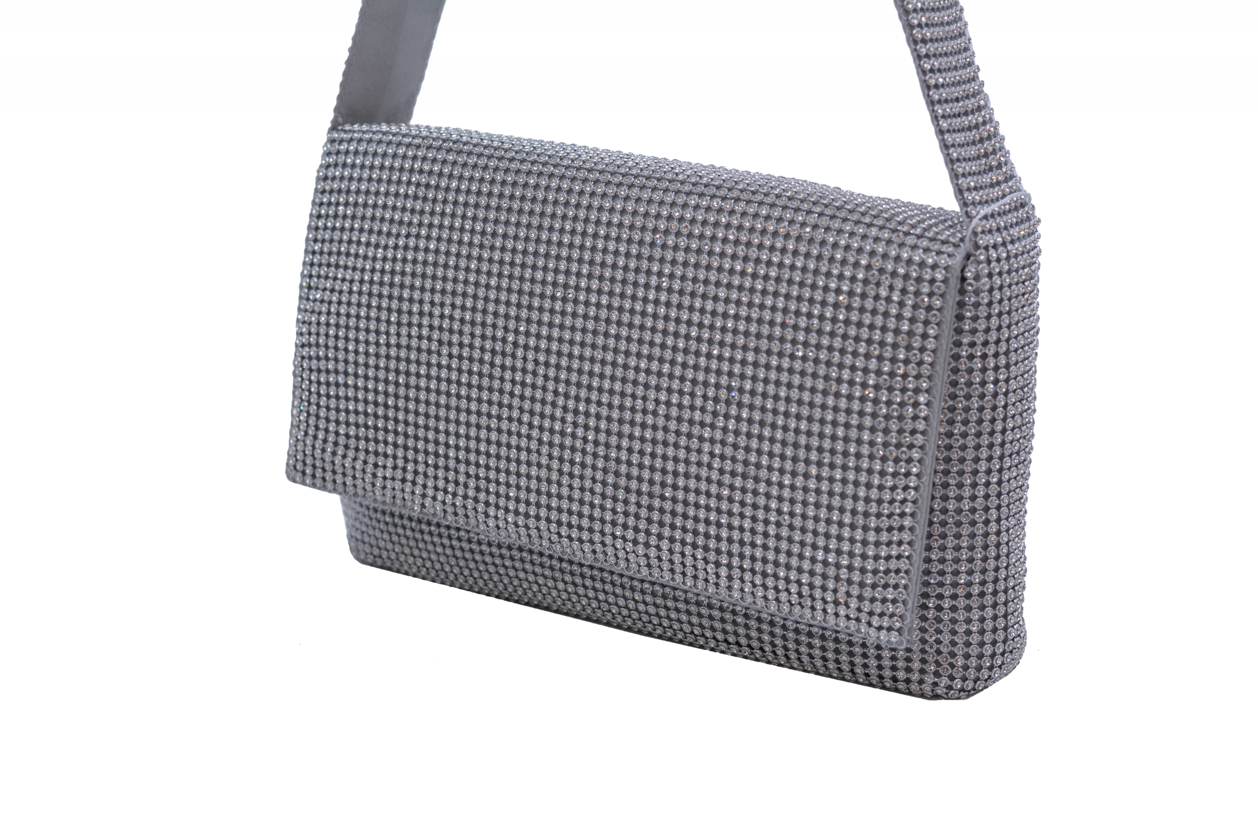 Společenská kabelka Stříbrná, 24 x 8 x 15 (MN00-L9006-25STR)