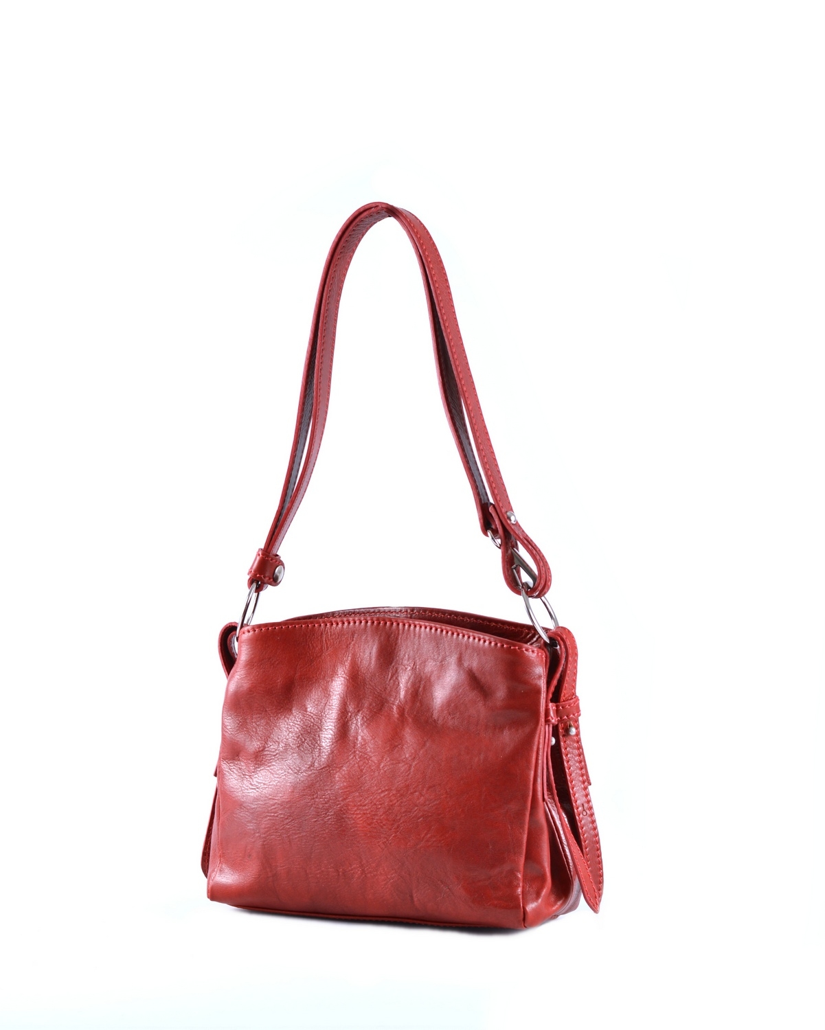 Dámská kožená kabelka Červená, 25 x 9 x 22 (XT00-CR6569-00TAM)