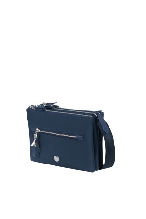 Levně SAMSONITE Dámská crossbody kabelka Karissa Evo Blue Nights, 25 x 5 x 18 (154028/2165)